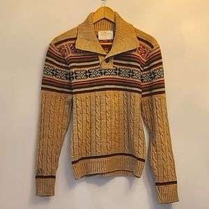 Vintage 60s Wool Jantzen Winter Ski Sweater, sz M